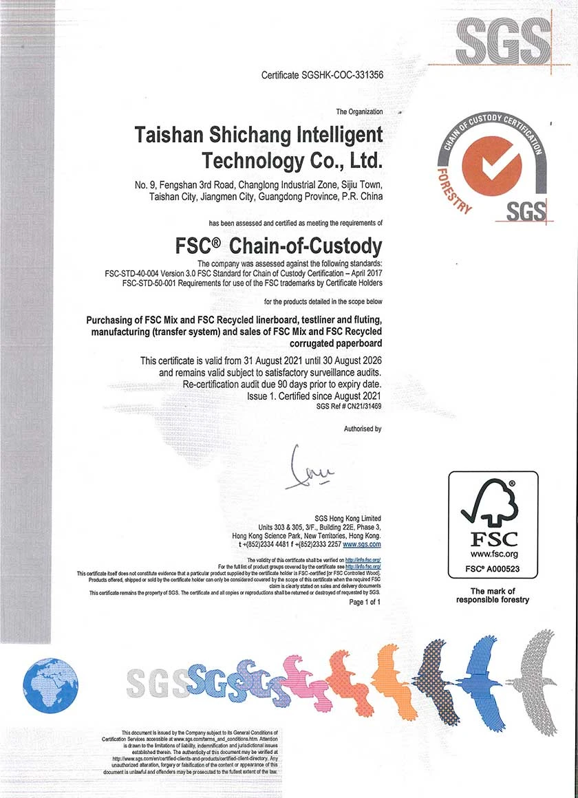 FSC-Zertifikat &ndash; Produktkettenstandards von SGS