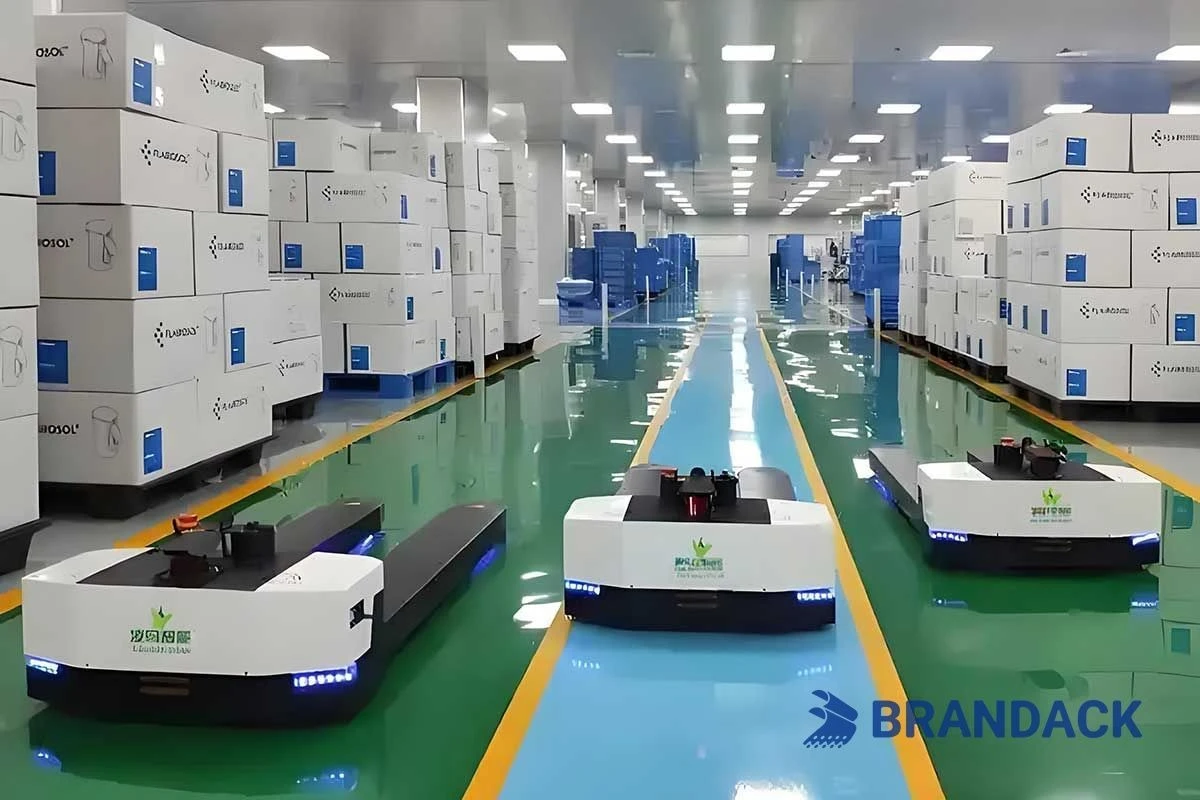 AGV-Handhabungsroboter 02 &ndash; Innovation in der Lagertechnik