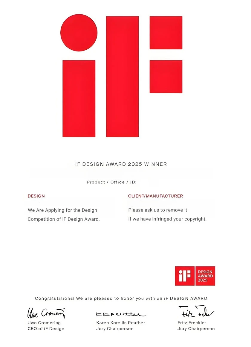 iF Design Award Bewerbung 2025