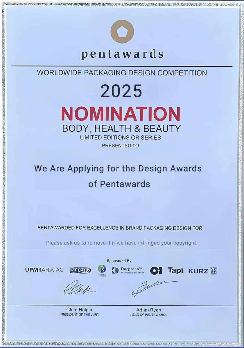 Verpackungsdesign-Auszeichnungen von Pentawards bewerben sich f&uuml;r 2025